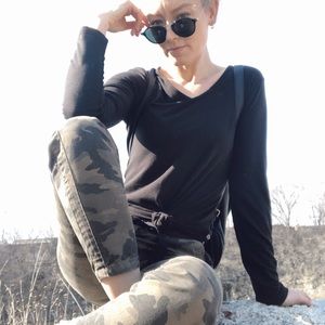 J crew camouflage drawstring pants | size 0